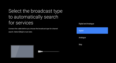 راه اندازی و نصب تلویزیون سونی