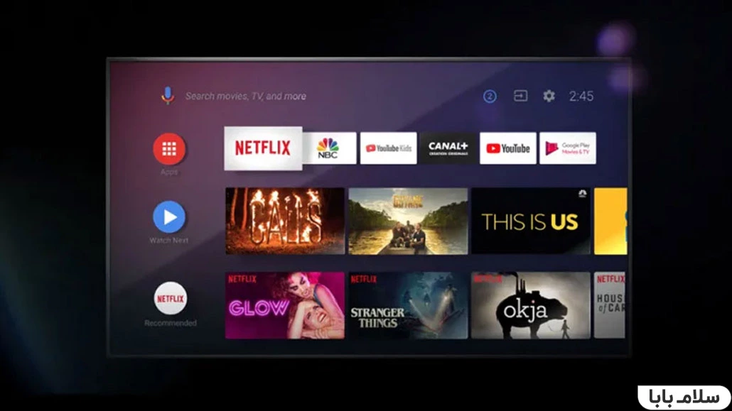 کارایی تلویزیون اندروید