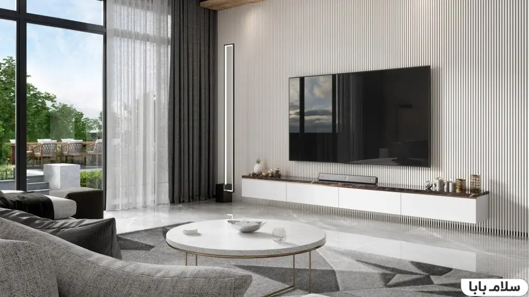 ارتفاع استاندارد تلویزیون از سطح زمین