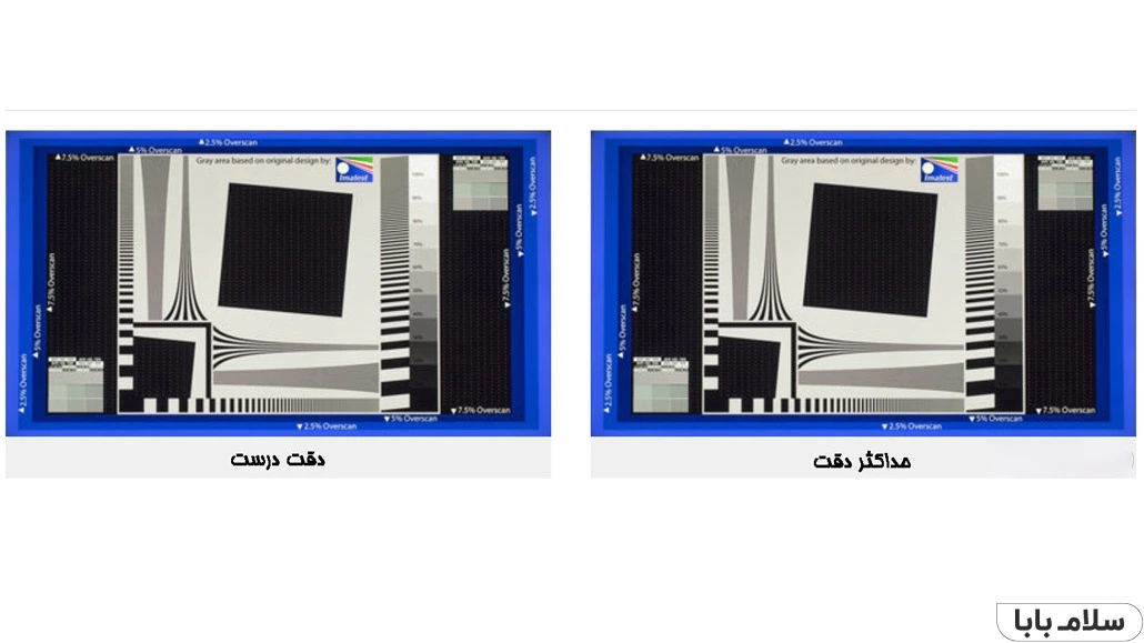 دقت رنگ در کالیبره کردن تلویزیون