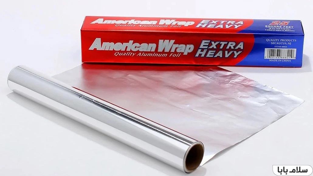 چیزهایی که نباید داخل مایکروویو گذاشت -فویل الومینیوم