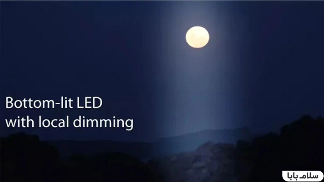 back light لبه ای و نور از پایین