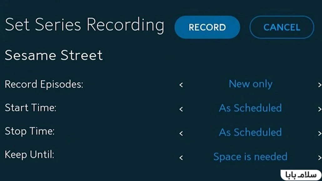 آموزش ضبط برنامه در تلویزیون ال جی