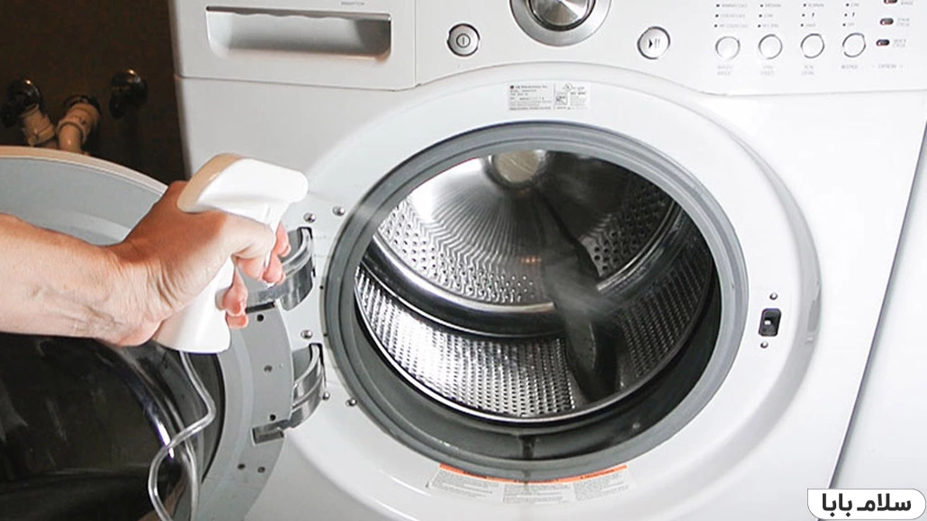 تمیز کردن درب ماشین لباسشویی- تمیز کردن ماشین لباسشویی