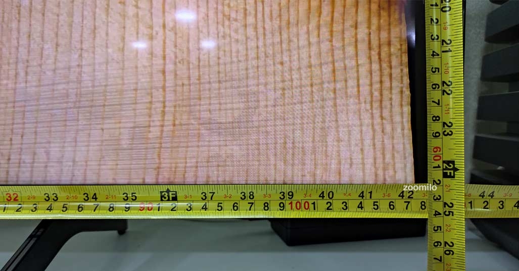 ابعاد تلویزیون 49 اینچ