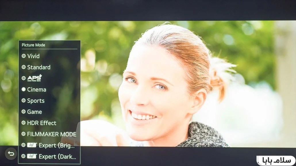 تنظیمات تلویزیون ال جی nano90