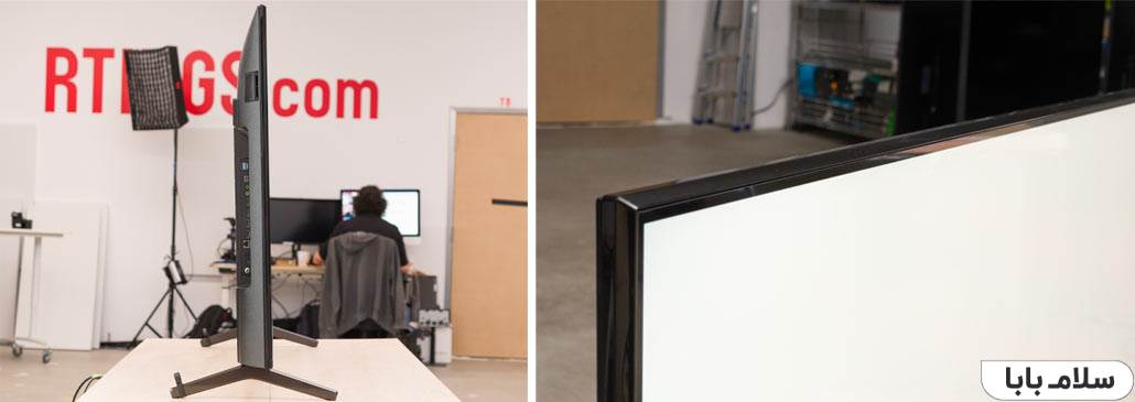 ضخامت تلویزیون سونی X9000J