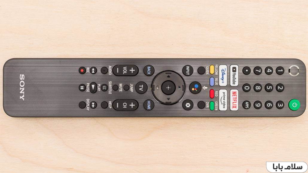 ریموت کنترل در تلویزیون سونی X9000J