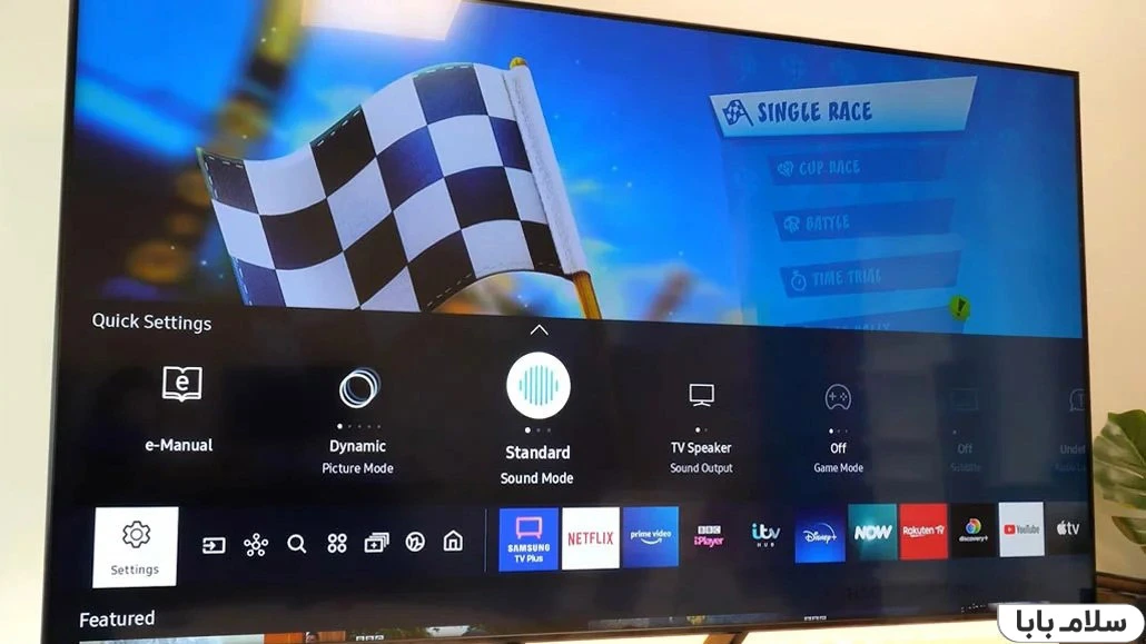 رابط کاربری تلویزیون سامسونگ AU9000