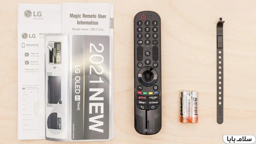 محتویات داخل جعبه تلویزیون ال جی C1