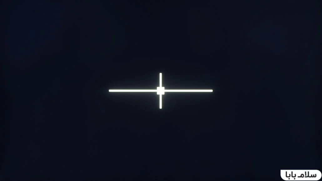 یکنواختی مشکی تلویزیون سامسونگ Q70B