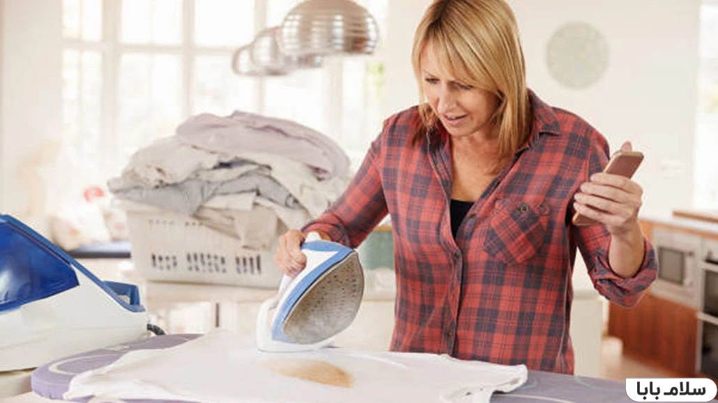 چگونه کف اتو را تمیز کنیم؟