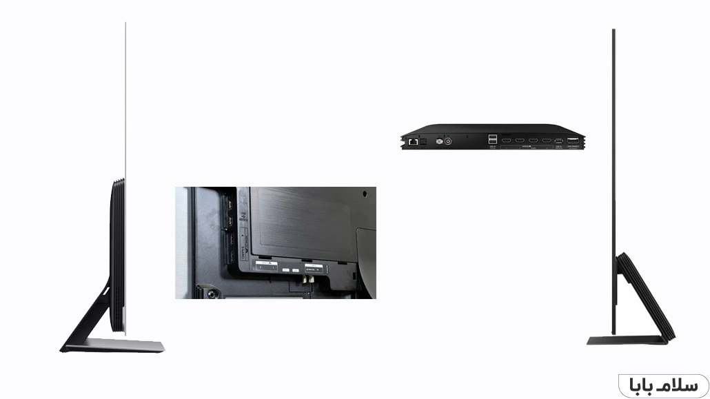 مقایسه ورودی تلویزیون سامسونگ S95C با S95B