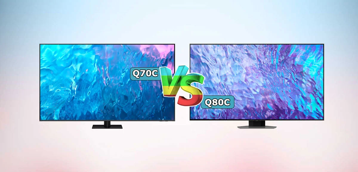 مقایسه تلویزیون Q80C با Q70C
