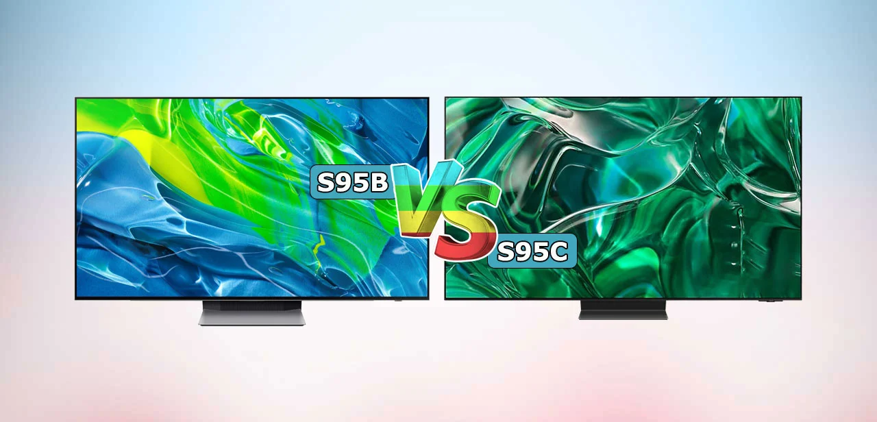 مقایسه تلویزیون سامسونگ S95C با S95B