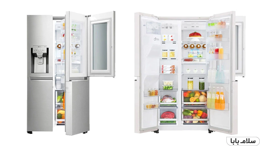 مقایسه یخچال فریزر ال جی X257 با X247