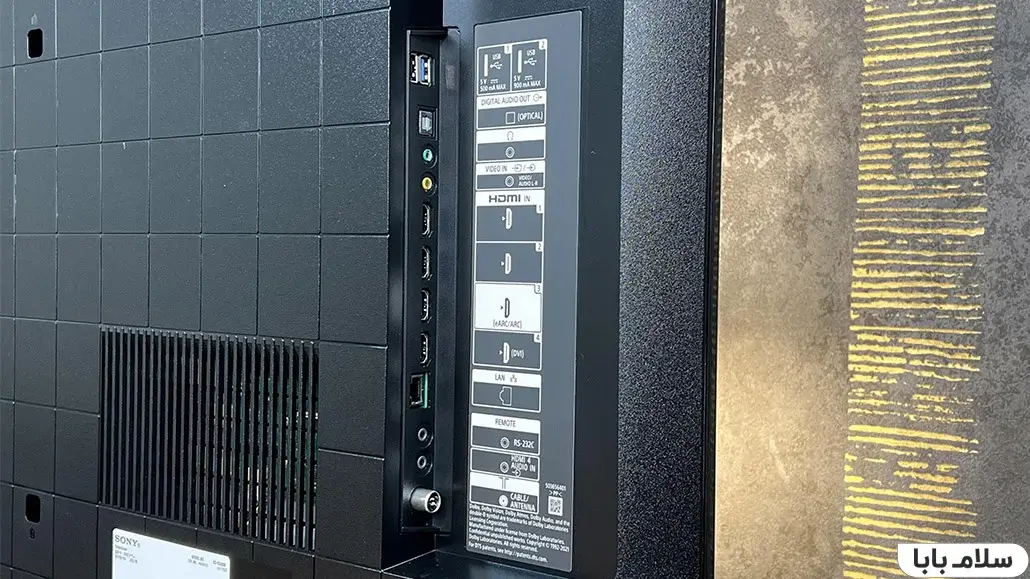 ورودیهای تلویزیون سونی X80K-مقایسه تلویزیون سونی X80K با X80L