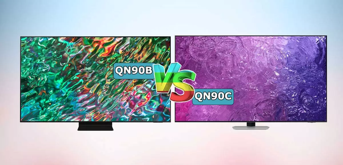 مقایسه تلویزیون سامسونگ QN90C با QN90B